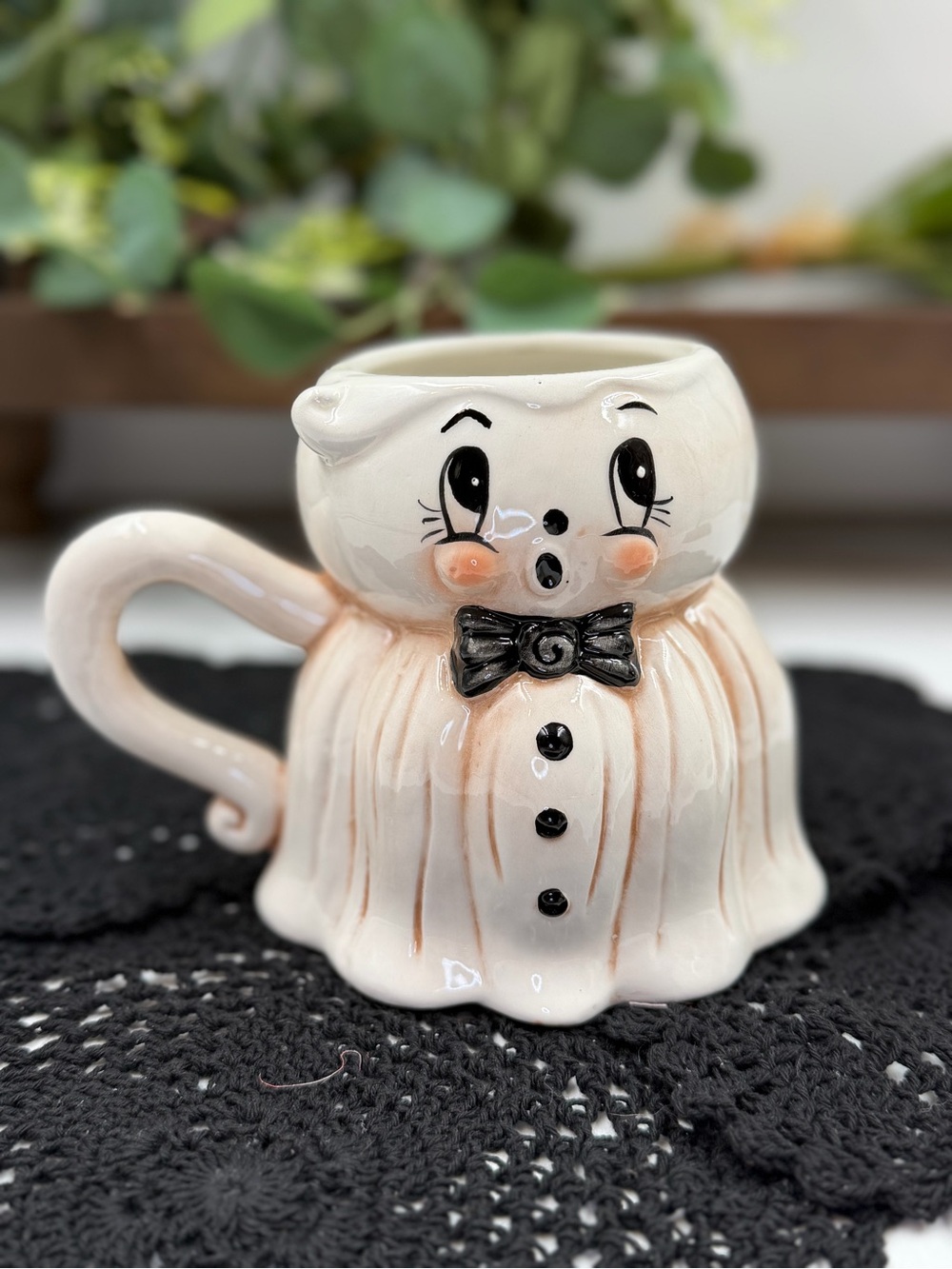 new 2026 johanna parker mr. ghost ceramic mug halloween